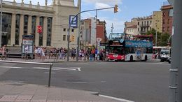 Photo of Massive queues all day Early August on a weekday - and the queues looked like this at most of the stops despite the frequency of the buses. , Kay M - August 2016