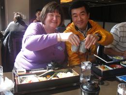 Photo of Our guide and me sampling lunch I wanted to put this photo in just to let our guide get the recognition he deserved. He made the trip SO fascinating and entertaining! And yes, the lunch was delicious!, Andy M - March 2010