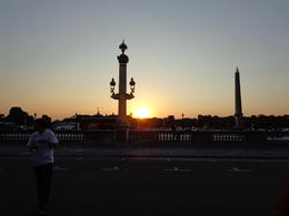 Photo of Sunset over Place de la Concorde Great day, wonderful seeing the sunset over Paris , dizzledorf - August 2012