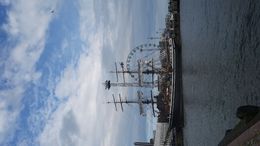 Photo of Canal cruise port near skywheel about to board canal tour, last one, 6:30 PM....getting windy , Teresa L - August 2015