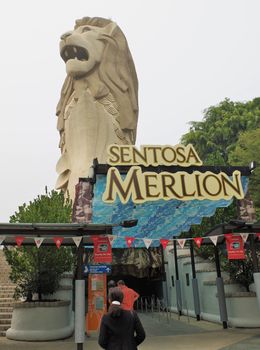 Photo of Sentosa Merlion We took the elevator up the Sentosa Merlion for a view of Sentosa and Singapore. , Bill604 - November 2015