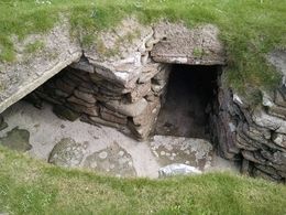 Photo of Skara Brae This is looking down into the entrance of one of the dwellings at Skara Brae. , Nancy C - June 2016