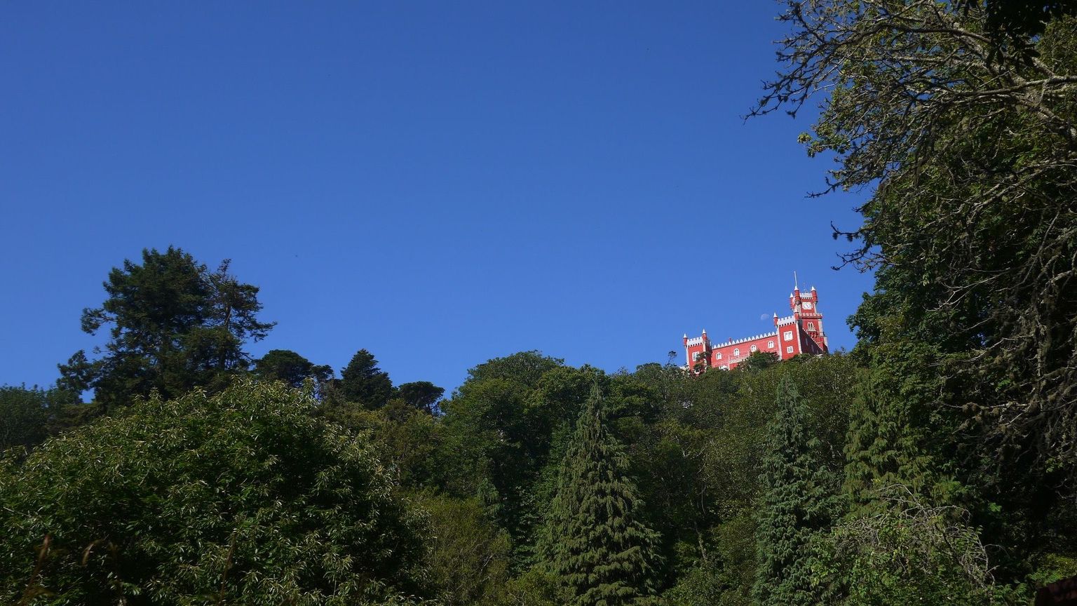 Sintra with a moon