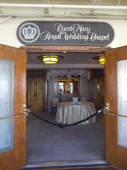 Photo of Let's get married The wedding chapel aboard the Queen Mary, Krystal W - May 2014