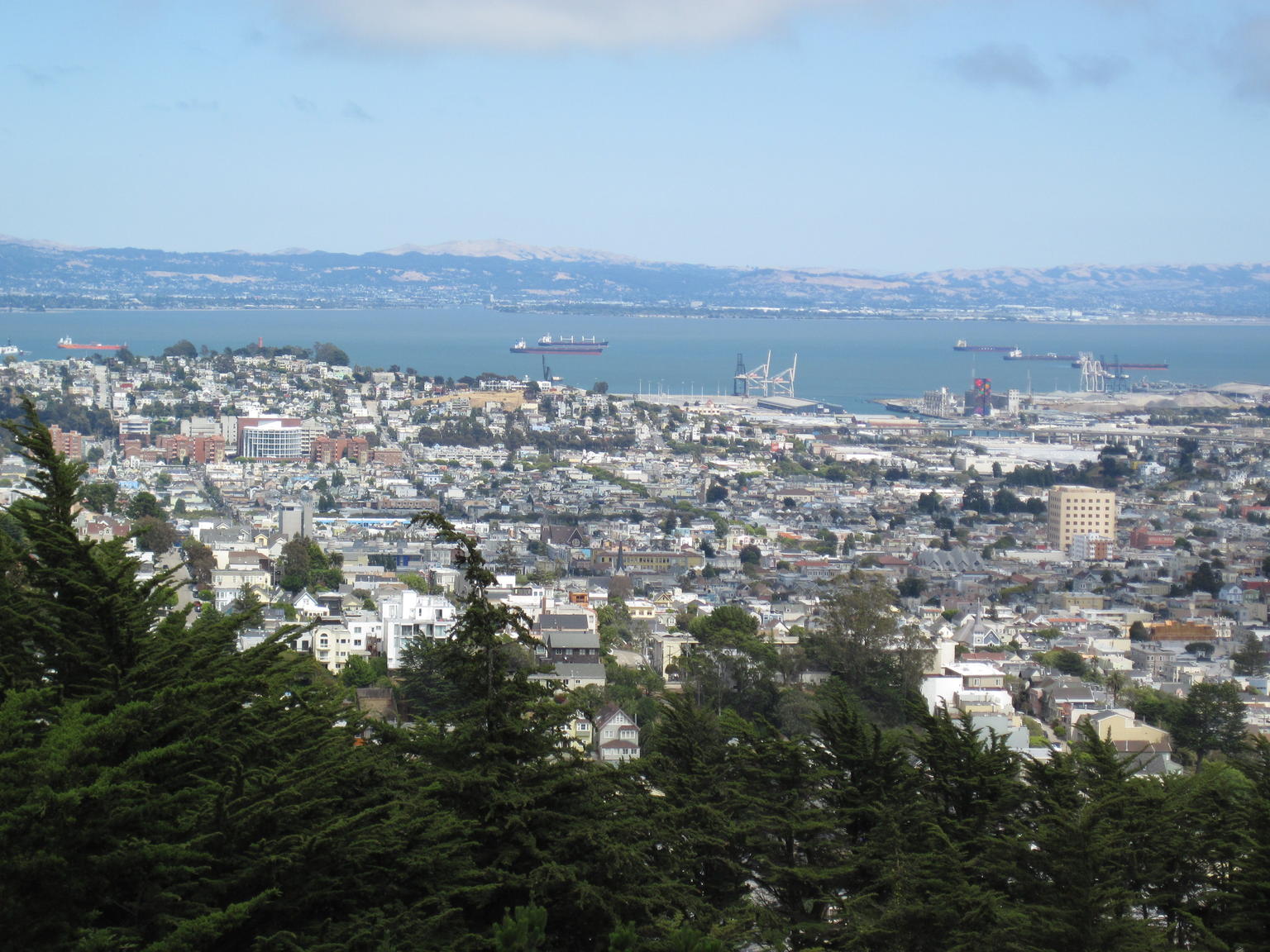 View from the top of Twin Peaks