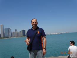 Photo of Chicago is one of the most beautful and clean city Prof. Sameer Bafaqeeh, M.D. at the end of Chicago Tour , SAMEER ALI B - May 2013