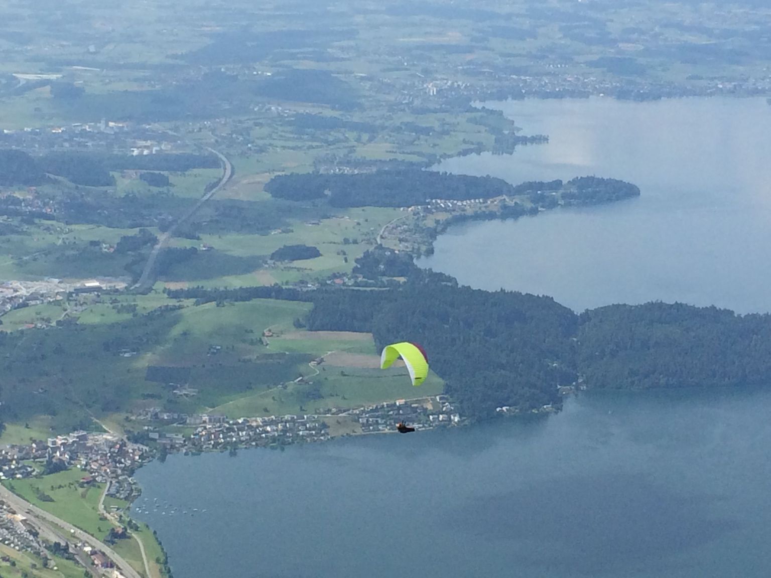 Spectacular view from Mt. Rigi