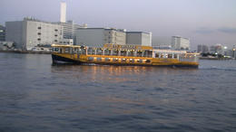 Photo of Tokyo Highlights Afternoon Tour and Sumida River Cruise Going down the Sumida River! - March 2012
