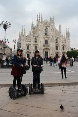 Photo of and at the Duomo-my new favourite building Charlie and Julie Anne on their fun Segway tour of Milan , Julie G - May 2015