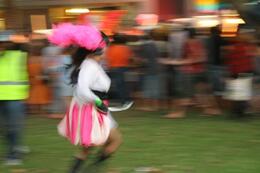 Photo of Another late Ball-goer This pirate looked great and didn't want to miss any of the action. The Mardi Gras is a photographer's dream night! , ROD C - January 2011