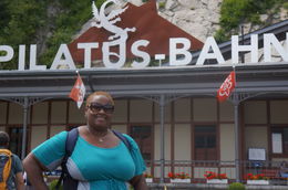 Photo of Entrance to one of the most spectacular views ever - Mt. Pilatus I am at the foot of Mt. Pilatus about to board a cable car that will take me to the summit of Mt. Pilatus. , the1stnowell - September 2015