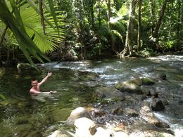 Photo of Aboriginal Cultural Daintree Rainforest Tour from Cairns or Port Douglas Swim at Mossman Gorge, Asha & Brock - July 2013