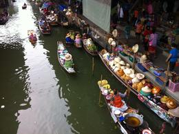 Photo of Private Tour: Floating Markets and Bridge on River Kwai Day Trip from Bangkok Floating Markets, Asha & Brock - July 2013