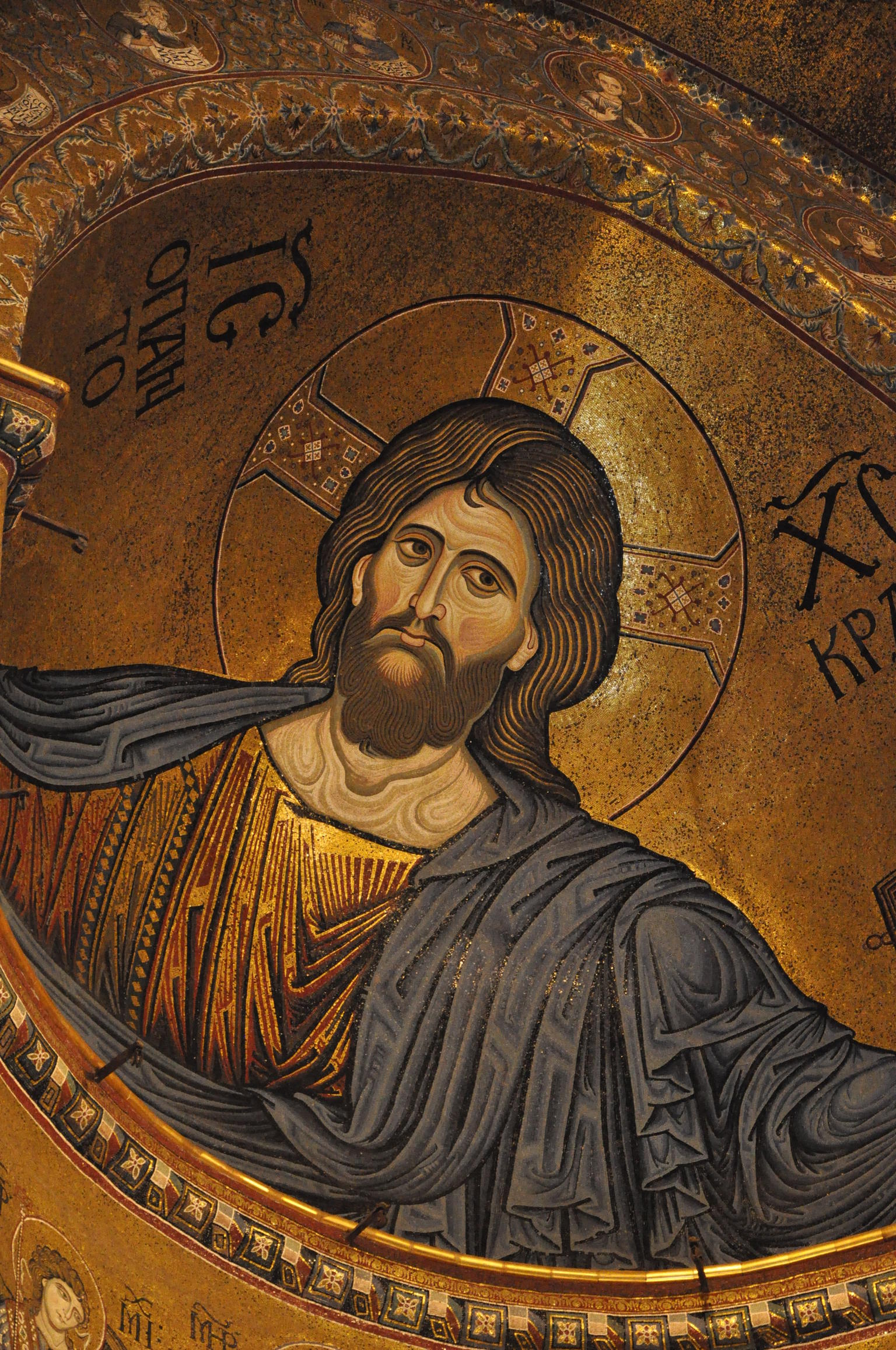Christ the Pantocrator at the Monreale Cathedral