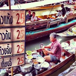 Photo of Private Tour: Floating Markets and Bridge on River Kwai Day Trip from Bangkok Floating Markets, Asha & Brock - July 2013