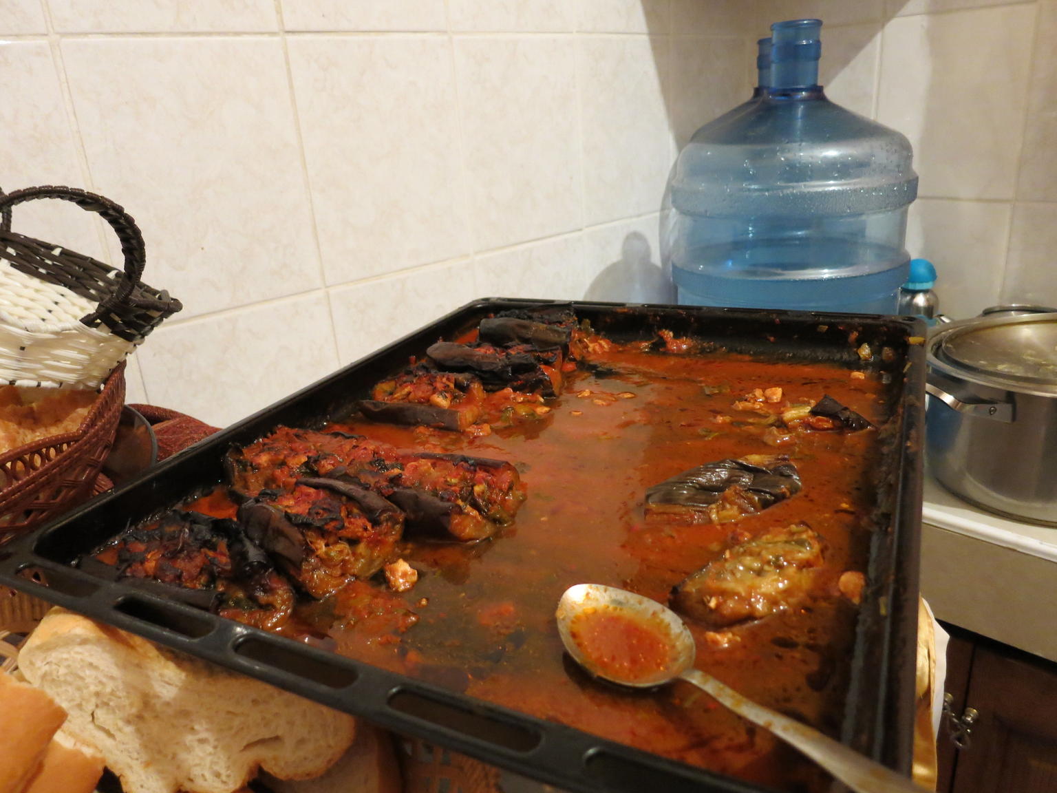 stuffed aubergine