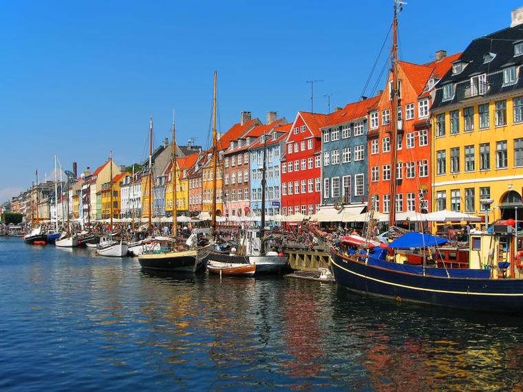 Cruising the harbor: Nyhavn in Copenhagen, Denmark - Copenhagen