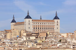 Photo of Old town of Toledo, beside the Tagus River, former capital of Spain Old town of Toledo, beside the Tagus River, former capital of Spain - May 2011