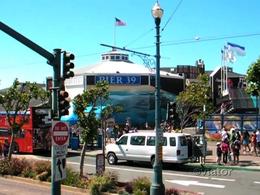 Photo of Pier 39, San Francisco Cruise past Pier 39 on the San Francisco Hop-on Hop-off Tour. - July 2011