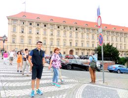 Photo of Stopping for a picture in the highest part of the city. That's me, during a stop for pictures in old town. , FABIO D - July 2015