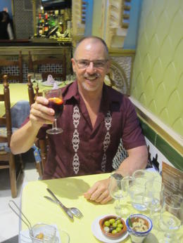Photo of Drink at dinner. My husband toasting our night this wonderful show. , Jose - September 2016