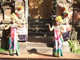 Photo of Barong Dance The Barong Dance goes for about 30 minutes and is in the format of a play. You get a script so you can follow the scenes. It was very interesting!, Gail F - July 2009