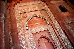 Photo of Fatehpur Sikri, Uttar Pradesh, India Islamic decoration of wall niche in Fatehpur Sikri, Uttar Pradesh, India - November 2011
