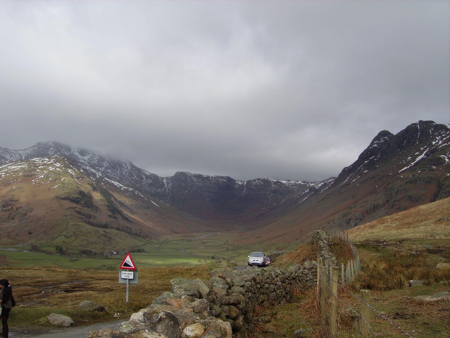 The valley near Hardknott