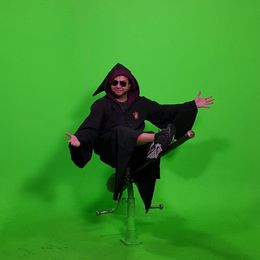 Photo of Harry Potter The greatest time ever dressing up and posing in front of the green screen - March 2016