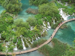 Photo of Plitvice National Park waterfalls Fabulous boardwalk past hundreds of waterfalls of blue, green, and white water , Robert C - July 2015