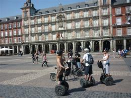 Photo of Central Madrid - Plaza Mayor The team take a break in Central Madrid - markets, bullfighting and noe Segway ........ , Adrian R - September 2012