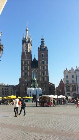 Photo of Main Market Square This is very famous among tourists with the imposing St. Mary's Cathedral at its center with human trumpeteer every 11AM calling out at the top of the cathedral window. , Catherine C - November 2013