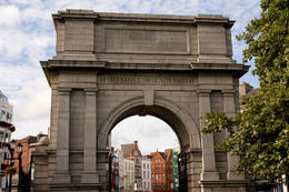 Photo of St Stephen's Park entrance, Grafton Street St Stephen's Park entrance off Grafton Street, Dublin, Ireland - June 2011