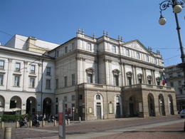 Photo of Teatro alla Scala The outside of La Scala Opera House. The tour includes a visit inside the theater and the museum. , Krupin Trips - July 2013