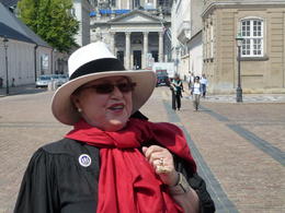 Photo of Copenhagen Grand Tour This is our tour guide. Notice how sharp she is dressed. , Gerald H - June 2011