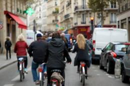 Photo of Dominating the streets of Paris As we road through some of the narrower streets, we were told to and quot;dominate and quot; the lane to ensure our group's safety. It's also pretty fun to yell and quot;dominate! and quot; as a ... , Tara V - October 2013