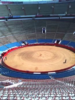 Photo of The Bull Ring Of Mexico City Empty on Saturday but the stands will be packed with 50,000 fans on Sunday to watch the Bull Fights. , Thao E - November 2012