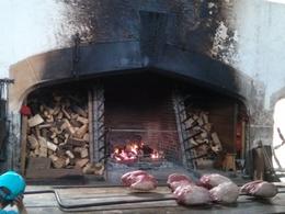 Photo of Hampton Court Palace Kitchen Fire For roasting all the meats, it's really cool they actually use it! , thepea - July 2014
