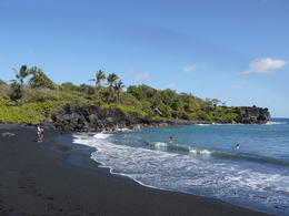 Photo of Maui Hana Coast Day Trip We stopped at a black sand beach for some time to swim and hike, Laura All Over - January 2013