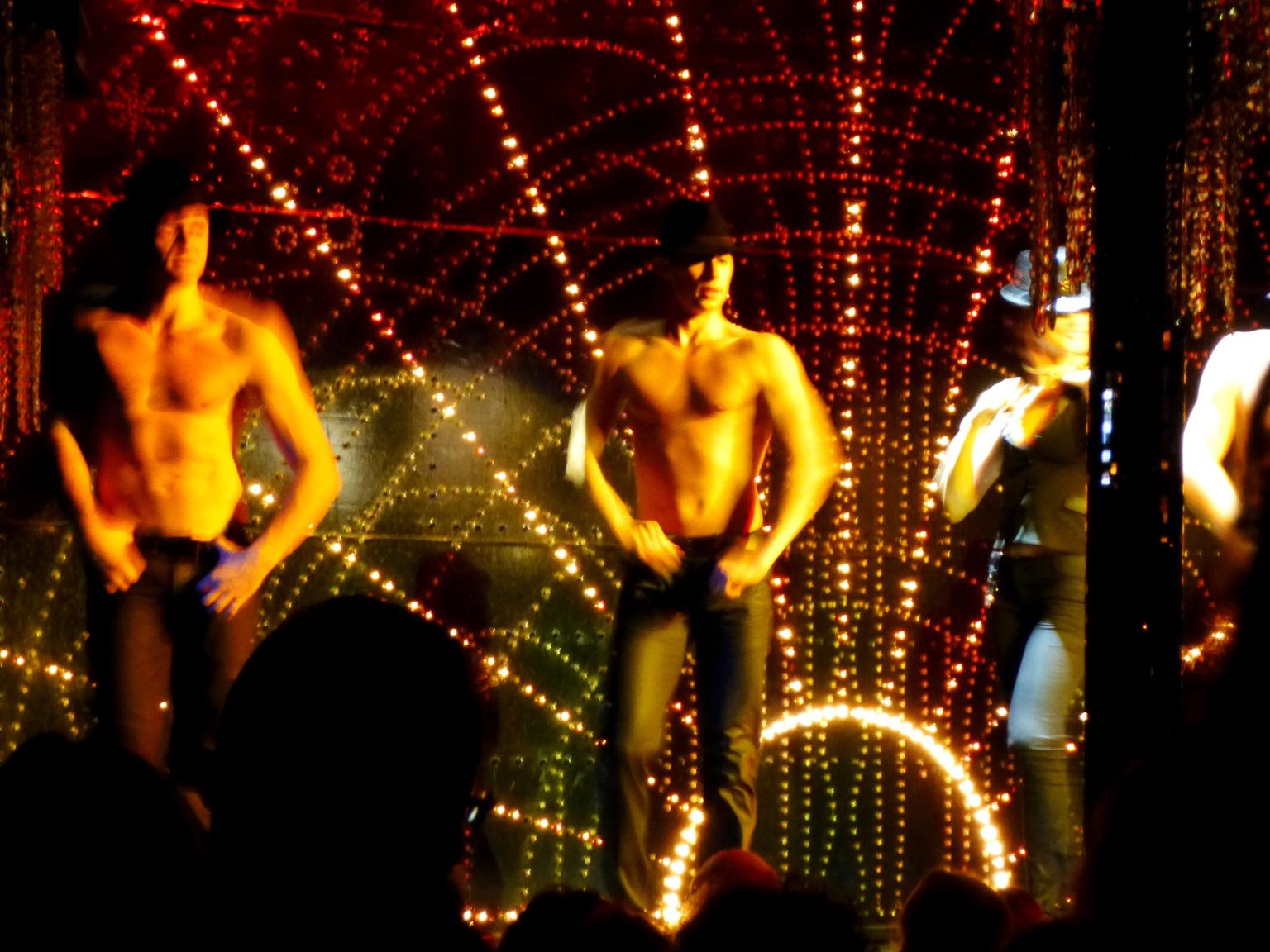Dancers in the show