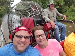 Photo of Air-bot trip is amazing! The air-boat trip is great! Our guide Gary was the best! Mike and Monti McCauley -Memphis TN , Monti M - July 2016
