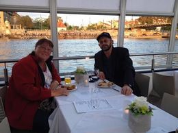 Photo of Fantastic way to celebrate partners birthday. It's me and my husband on the cruise, we are celebrating my husband's birthday. , Marianna H - May 2016