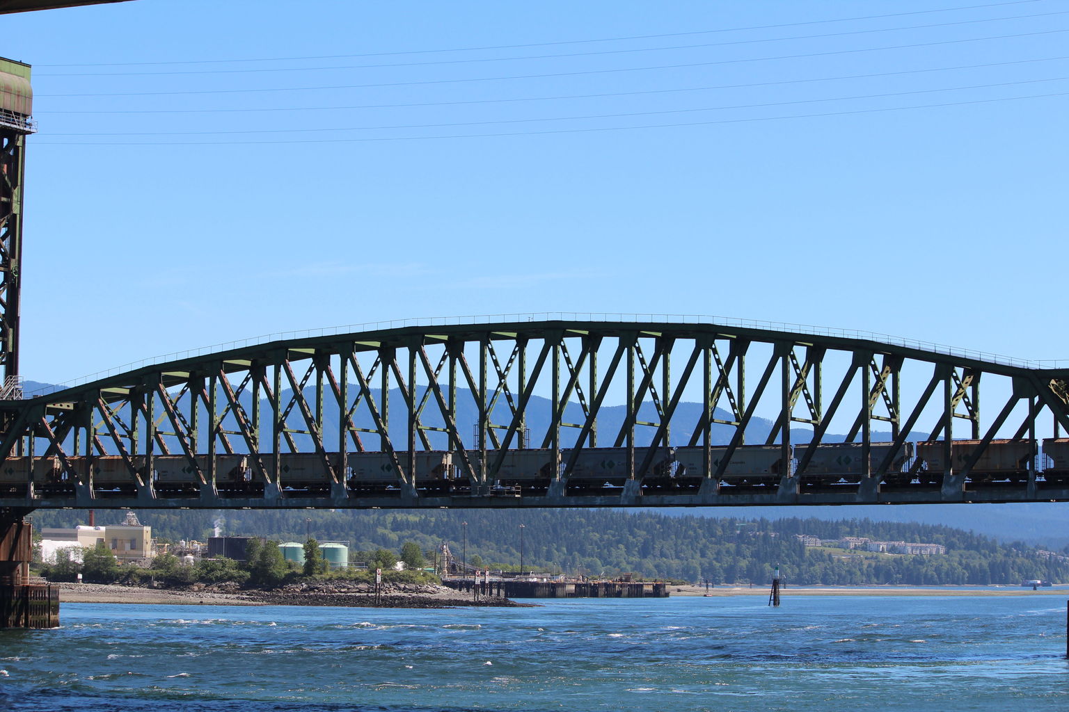 Over The RIver by Road and Freight Train