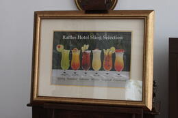 Photo of Singapore Sling Menu Didn't try one here - quite expensive - much cheaper in our hotel bar! , J M M - April 2012