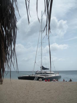 Photo of Our boat on the beach in Nevis Our boat on the beach in Nevis, JennyC - August 2011