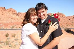 Photo of Valley of Fire photo 2 Stacie and Marc Marc and Stacie - Gorgeous setting for a wedding posing for after photos , racinstacie - November 2011