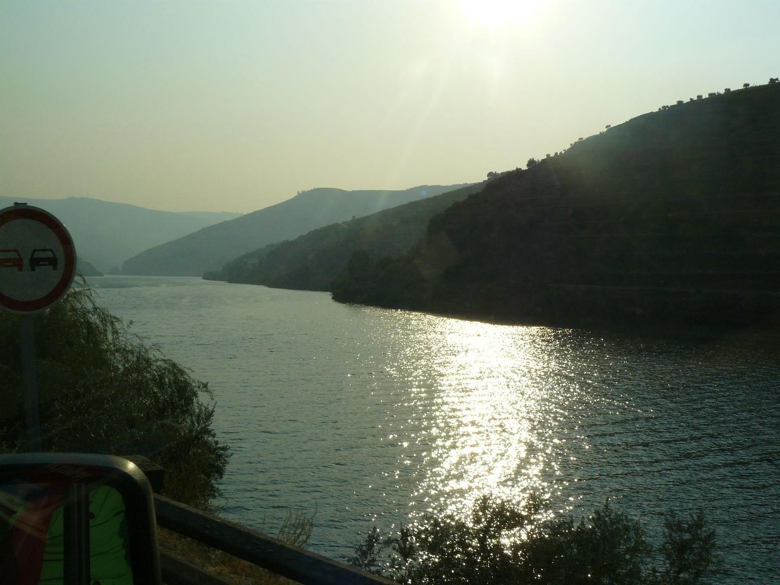 Evening landscape of Douro valley