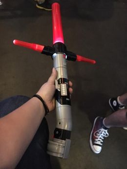 Photo of Build your own Lightsaber I love the Build-it-yourself lightsabers! This is my second one, and they keep getting better every time I visit! , CoyoteLovely - April 2016