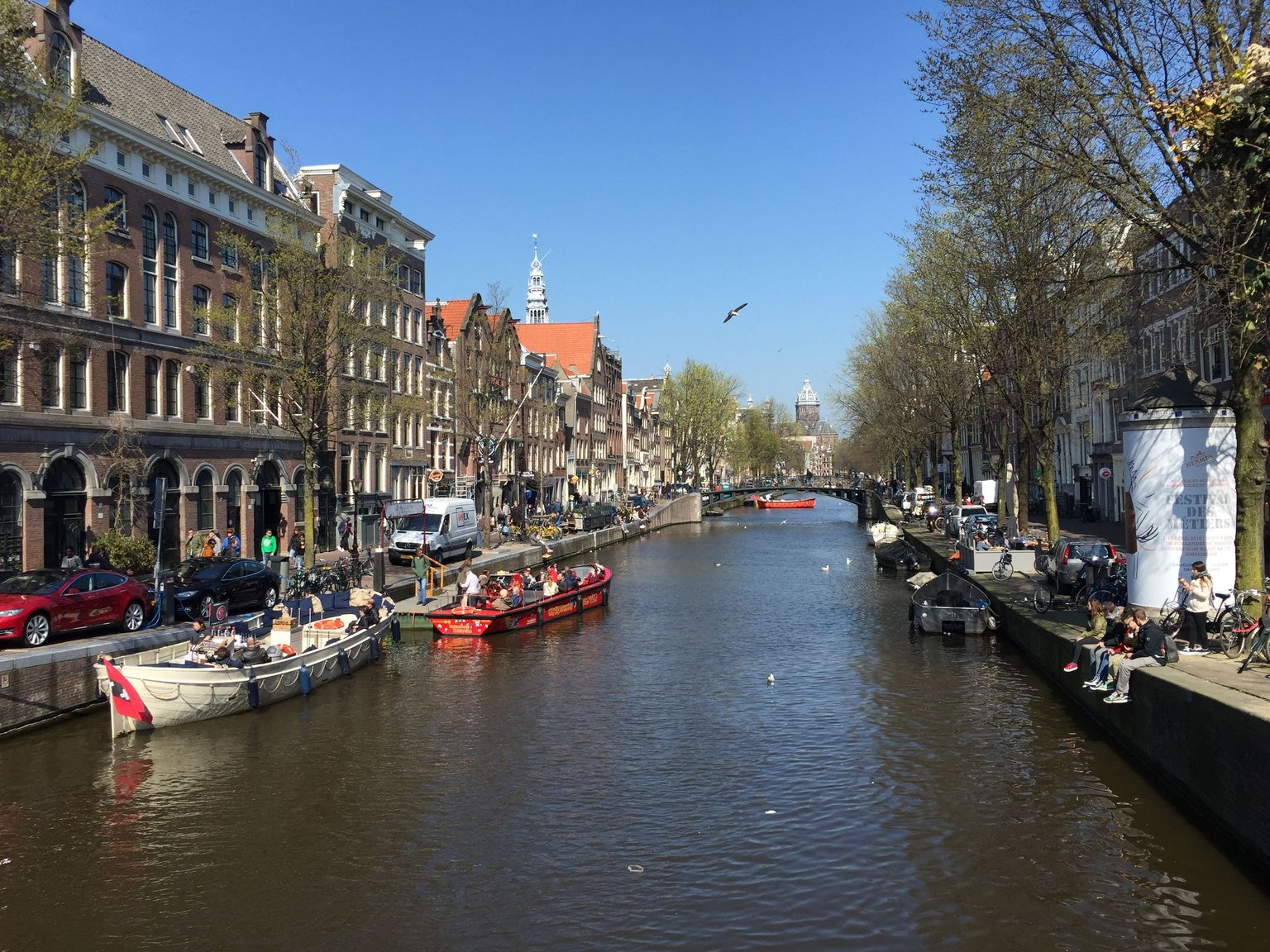 Sunny day on the canals