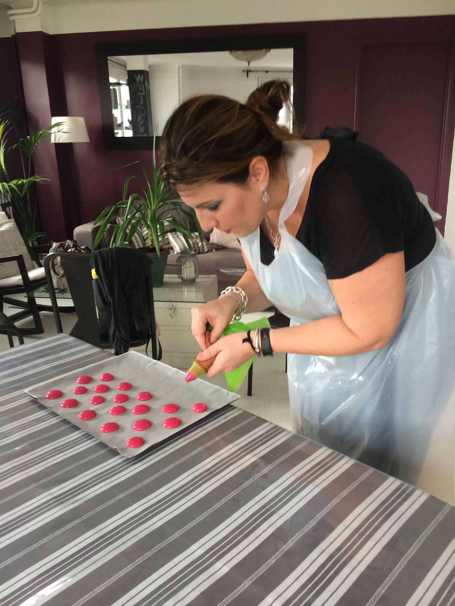 This is me making Macarons!